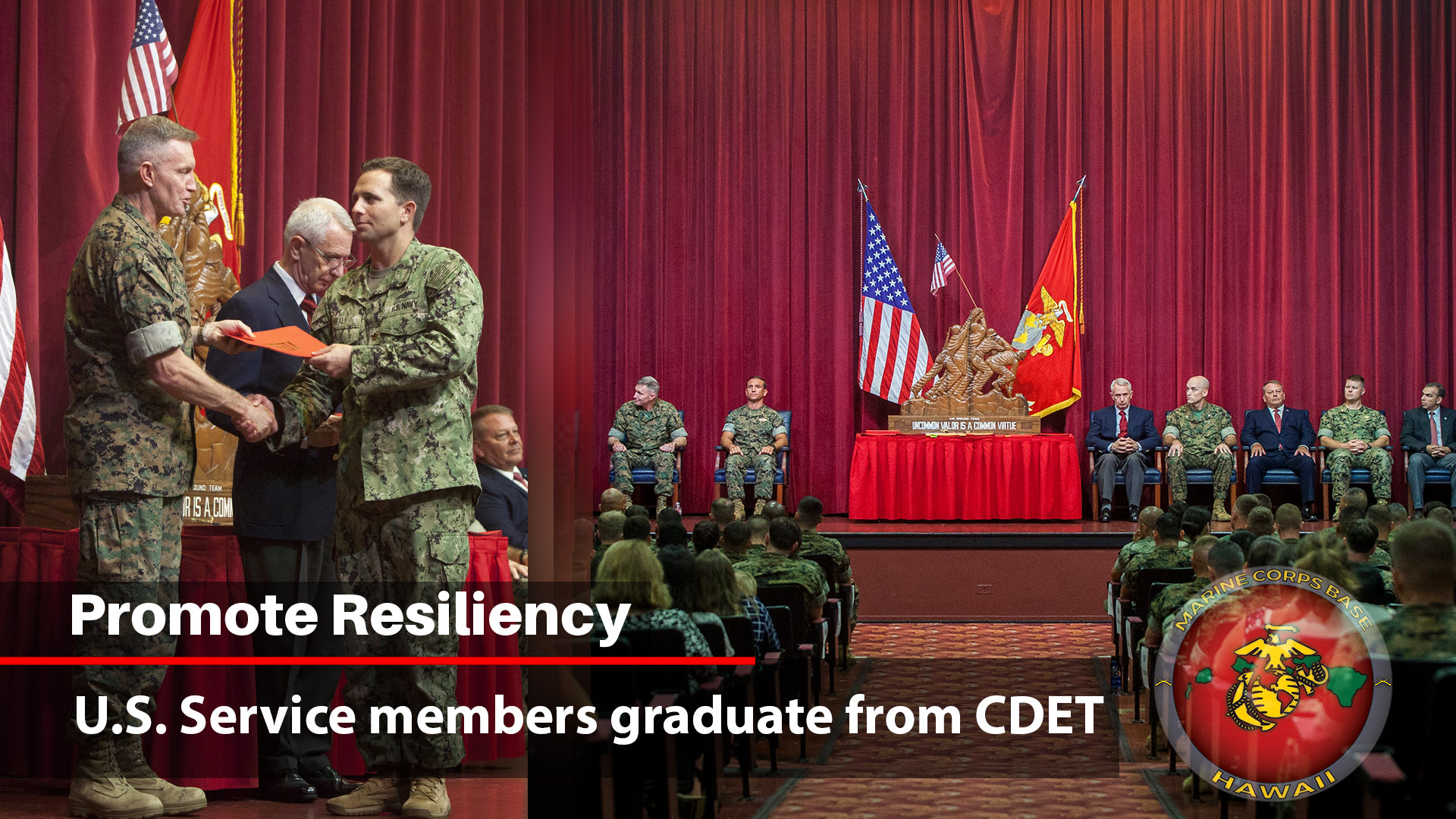 U.S. Service members graduate from CDET